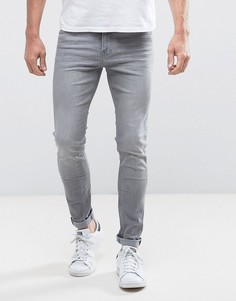 Серые супероблегающие джинсы Lee Malone - Серый