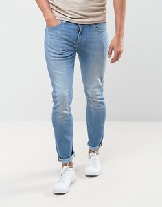 Синие супероблегающие джинсы в стиле 70-х Lee Malone - Синий