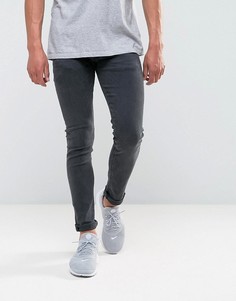 Черные выбеленные эластичные джинсы скинни Replay Jondrill - Черный