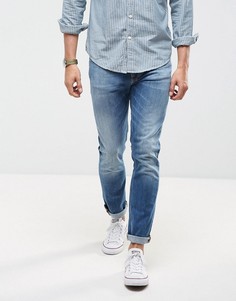 Суженные книзу светлые джинсы Nudie Jeans Co Lean Dean - Синий