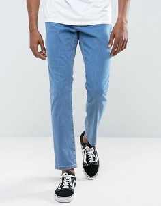 Выбеленные джинсы скинни Brooklyn Supply Co - Синий