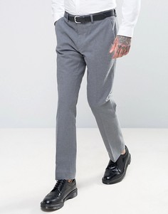 Фланелевые брюки слим Harry Brown - Серый