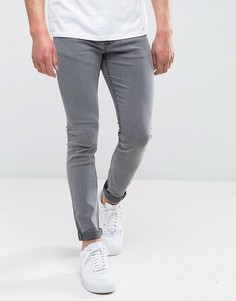 Серые джинсы скинни с выбеленным эффектом Only & Sons - Серый