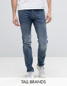 Узкие выбеленные джинсы Jack & Jones TALL Intelligence - Синий