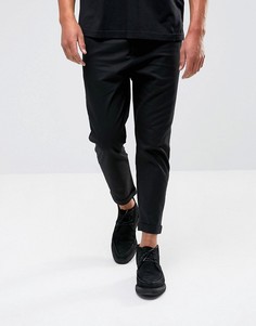 Узкие укороченные брюки AllSaints - Черный