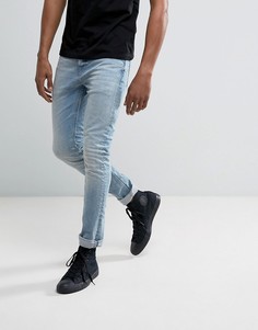 Выбеленные зауженные джинсы AllSaints - Синий