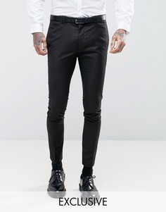 Черные супероблегающие брюки Noak - Черный