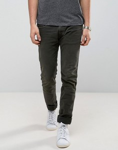 Эластичные узкие джинсы цвета хаки Replay Anbass - Зеленый