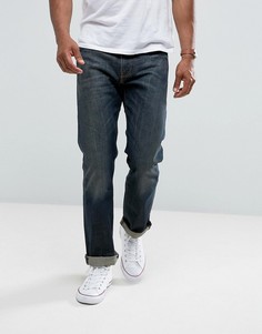 Черные выбеленные джинсы классического кроя Levis 504 - Черный