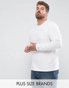 Белый лонгслив с принтом логотипа Tommy Hilfiger PLUS Tyson NYC - Белый