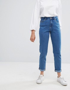 Прямые джинсы с завышенной талией Noisy May - Синий