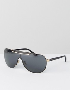 Солнцезащитные очки‑авиаторы Versace - Черный