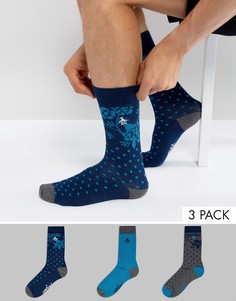 3 пары носков с отделкой Original Penguin - Синий