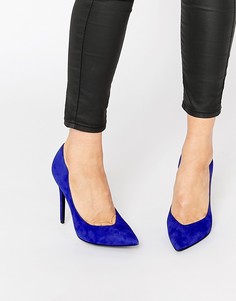 Синие туфли-лодочки из искусственной замши с острым носом Kendall & Kylie Abi - Синий