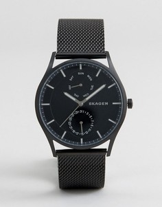 Черные часы с хронографом Skagen SKW6318 - 40 мм - Черный