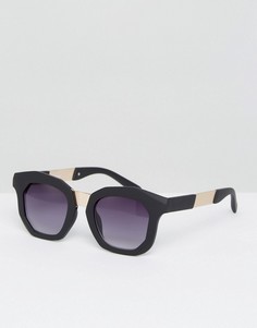 Массивные солнцезащитные очки в стиле ретро AJ Morgan - Черный