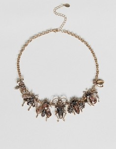 Ожерелье с подвеской в виде насекомого ALDO - Золотой