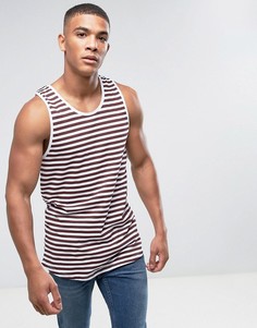 Майка в полоску Jack & Jones Originals - Белый