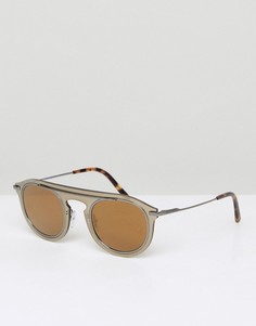 Круглые солнцезащитные очки Dolce & Gabbana - Серебряный