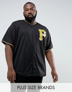 Черный бейсбольный топ Majestic PLUS MLB Pittsburgh Pirates Replica - Черный