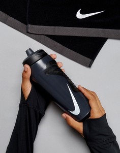 Черная бутылка для воды 680 мл Nike Training Hyperfuel OB.A6.24-018A - Серый