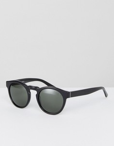 Черные круглые солнцезащитные очки Levis - Черный
