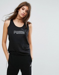 Черная майка Puma Essentials - Черный