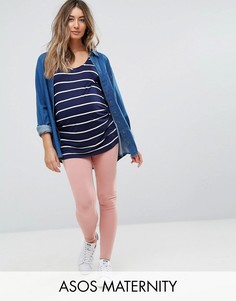 Леггинсы для беременных ASOS Maternity - Розовый