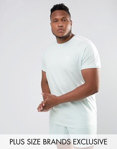 Голубая облегающая футболка с логотипом Puma PLUS T7 эксклюзивно для ASOS 57700216 - Синий