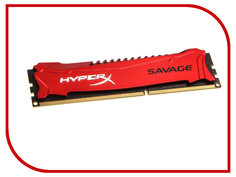 Модуль памяти Kingston HyperX Savage DDR3 DIMM 2400MHz PC3-19200 CL11 - 16Gb KIT (2x8Gb) HX324C11SRK2/16