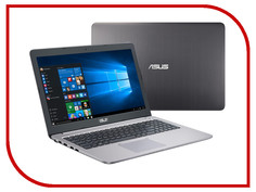 Ноутбук ASUS K501UX-FI074T 90NB0A62-M00800 (Intel Core i7-6500U 2.5 GHz/8192Mb/1000Gb + 128Gb SSD/nVidia GeForce GT 950M 2048Mb/Wi-Fi/Cam/15.6/3840x2160/Windows 10 64-bit)
