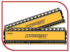 Модуль памяти Crucial Ballistix Tactical DDR3 DIMM 1866MHz PC3-14900 - 8Gb KIT (2x4Gb) BLT2CP4G3D1869DT1TX0CEU