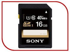 Карта памяти 16Gb - Sony UHS-1 R40 Class 10 Secure Digital SF-16UY