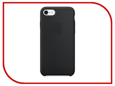 Аксессуар Чехол APPLE iPhone 7 Silicone Case Black MMW82ZM/A