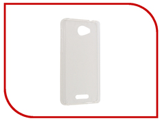 Аксессуар Чехол Alcatel OneTouch POP 4S 5095 Gecko Silicone Transparent-White S-G-ALC5095-WH