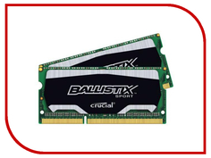 Модуль памяти Crucial DDR3L SO-DIMM 1866MHz PC3-14900 - 8Gb KIT (2x4Gb) BLS2C4G3N18AES4CEU