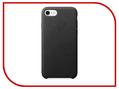 Аксессуар Чехол APPLE iPhone 7 Leather Case Black MMY52ZM/A