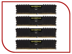 Модуль памяти Corsair Vengeance LPX DDR4 DIMM 2666MHz PC4-21300 - 32Gb KIT (4x8Gb) CMK32GX4M4A2666C16