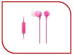 Гарнитура Sony MDR-EX15AP Pink