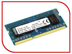 Модуль памяти Kingston DDR3L SO-DIMM 1333MHz PC3-10600 CL9 - 2Gb KVR13LS9S6/2
