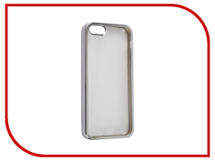 Аксессуар Чехол DF iCase-01 для iPhone 5 / 5S / SE Silver