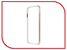 Аксессуар Чехол-бампер BROSCO для iPhone 6 / 6S Plus Rose Gold IP6P-BUMPER-ROSEGOLD