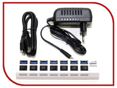 Хаб USB 5bites HB27-203PWH USB 7 ports White