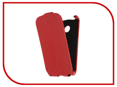 Аксессуар Чехол Samsung Galaxy J1 mini 2016 Cojess Ultra Slim Экокожа Флотер Red