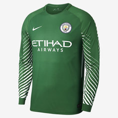 Мужское футбольное джерси с длинным рукавом 2017/18 Manchester City FC Stadium Goalkeeper Nike
