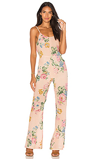 X revolve havana nights backless splash flared jumpsuit - AUGUSTE