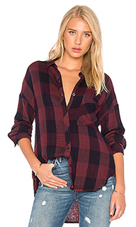 Drop shoulder plaid top - Bella Dahl