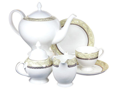 Чайный сервиз 21 предмет на 6 персон "Романтика" Emerald