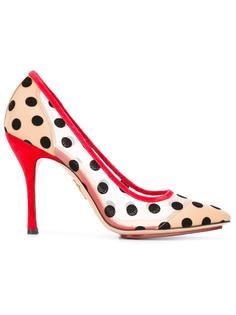 туфли "Becall" в горох Charlotte Olympia