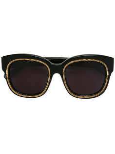 солнцезащитные очки в квадратной оправе Falabella Stella Mccartney Eyewear
